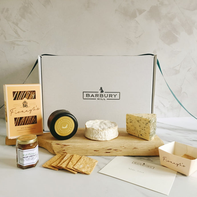 Artisan Cheese Collection with crackers and chutney