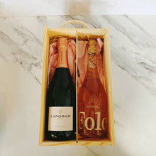 Load image into Gallery viewer, Sparkling &amp; Still Pink in Wooden Gift Box
